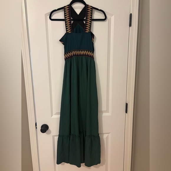 SHEIN Green Halter Midi Dress - Picture 6 of 9